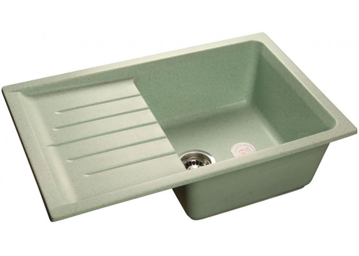 GranFest PRACTIK GF-P-760 L, мойка, мрамор, салатовый