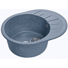 GranFest RONDO GF-R-580 L, мойка, мрамор, графит