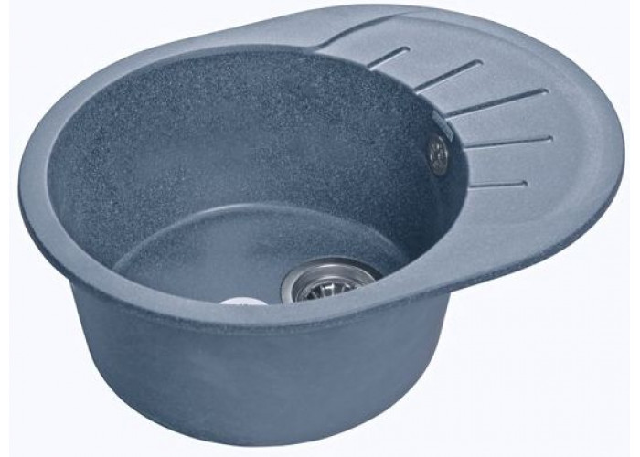 GranFest RONDO GF-R-580 L, мойка, мрамор, графит