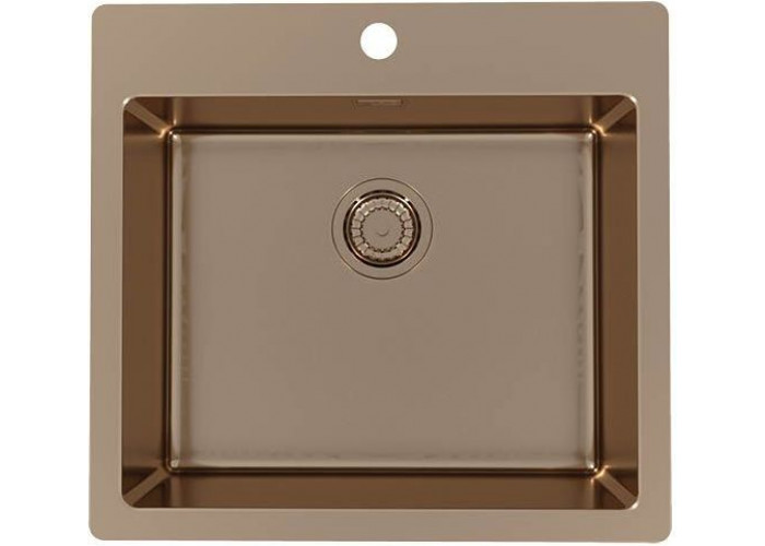 ALVEUS PURE MONARCH 70 COPPER-90 FS, мойка, нержавеющая сталь, медь