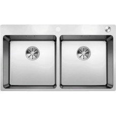 Blanco Andano 400/400-IF-A, мойка, нержавеющая сталь с зеркальной полировкой, с клапаном-автоматом