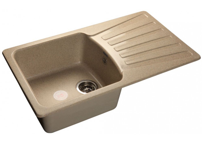 GranFest STANDART GF-S-850 L, мойка, мрамор, песок