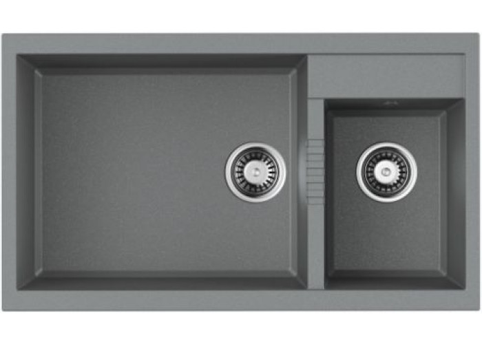 Omoikiri Tedori 86-2-LB-GR, мойка, гранит, leningrad grey