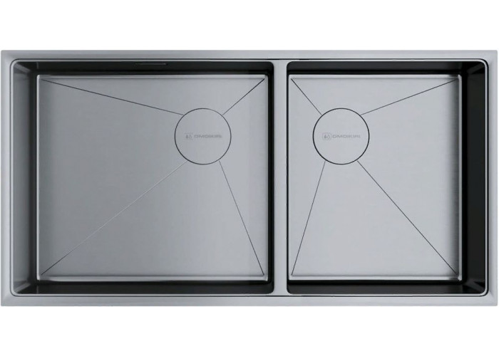 Omoikiri Taki 85-2-LB-U/IF-IN Side, мойка, нержавеющая сталь