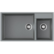 Omoikiri Tedori 85-2-U-GR, мойка, гранит, leningrad grey