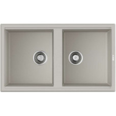 Omoikiri Tedori 86-2-WH, мойка, гранит, белый