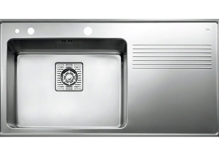 Teka FRAME 1B 1D PPLUS RHD, мойка, нержавеющая сталь полированная (чаша слева)