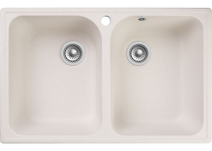 GranFest QUARZ GF-Z15, мойка, гранит, белый