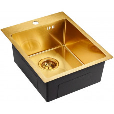 Emar EMB-128A PVD Nano Golden, мойка, нержавеющая сталь, золото
