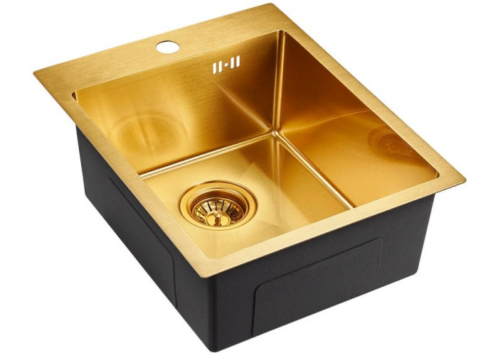 Emar EMB-128A PVD Nano Golden, мойка, нержавеющая сталь, золото