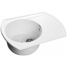 GranFest RONDO GF-R-650 L, мойка, мрамор, иней