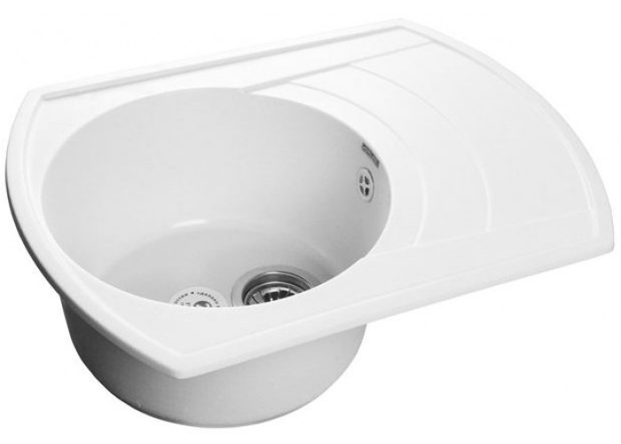GranFest RONDO GF-R-650 L, мойка, мрамор, иней