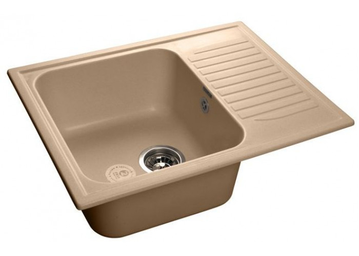 GranFest STANDART GF-S-645 L, мойка, мрамор, топаз