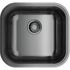 Omoikiri Omi 44-U/IF-GM, мойка, нержавеющая сталь/вороненая сталь