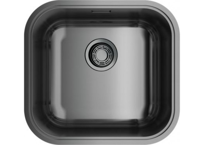 Omoikiri Omi 44-U/IF-GM, мойка, нержавеющая сталь/вороненая сталь