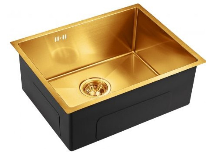 Emar EMB-123 PVD Nano Golden, мойка, нержавеющая сталь, золото