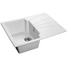 GranFest STANDART GF-S-680 L, мойка, мрамор, иней