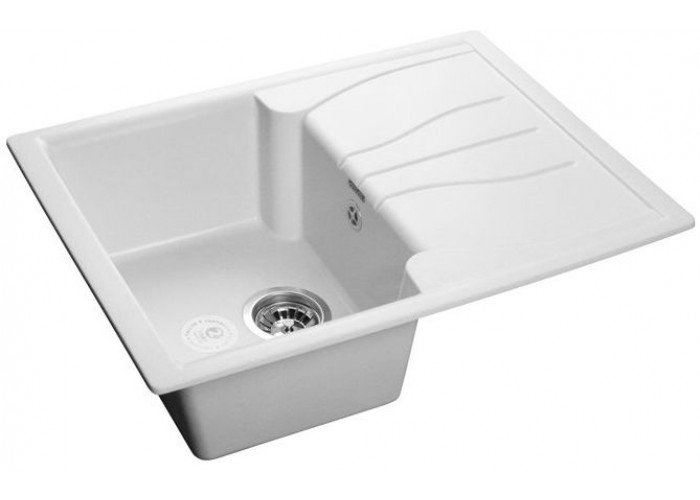 GranFest STANDART GF-S-680 L, мойка, мрамор, иней