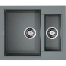 Omoikiri Sakaime 60-2-GR, мойка, гранит, leningrad grey