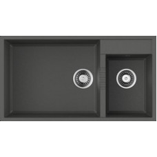 Omoikiri Tedori 85-2-U PL, мойка, гранит, платина
