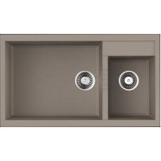 Omoikiri Tedori 86-2-LB-SA, мойка, гранит, бежевый