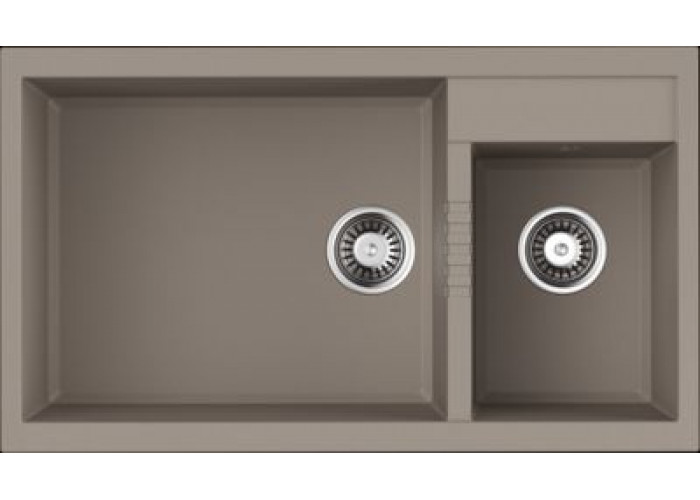 Omoikiri Tedori 86-2-LB-SA, мойка, гранит, бежевый