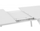 Стол обеденный раздвижной «Конкорд» Тип 2 - 124.000.000 Белый муар, Стекло матовое белое